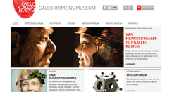 Desktop Screenshot of galloromeinsmuseum.be