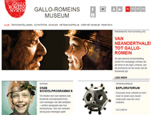 Tablet Screenshot of galloromeinsmuseum.be